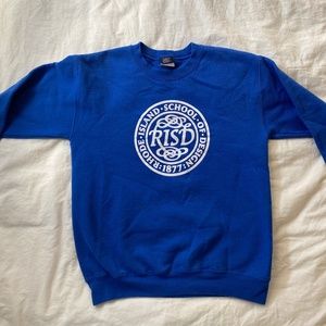 Blue RISD sweatshirt